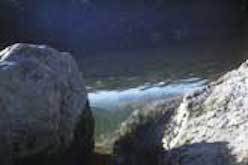 Closeup of water at Fano lake