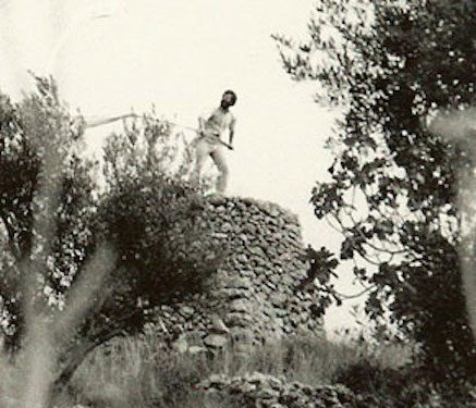 Slobodan standing on top of a trulo