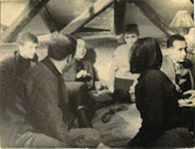 Mediala group in a meeting in a small room