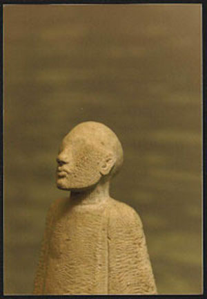 Detail of figurative sculpture