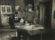 Domestic scene in film