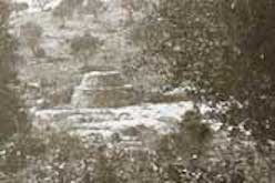 Sepia photo of trullo